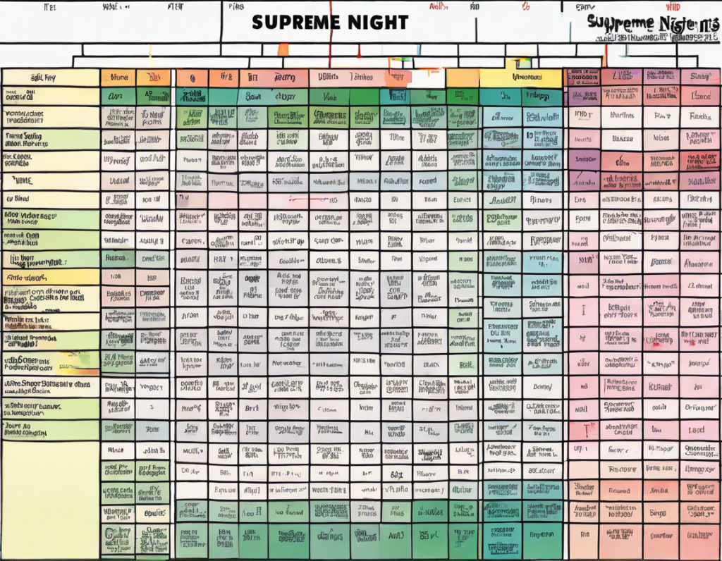 Crack the Code with Supreme Night Panel Chart - A Complete Guide ...